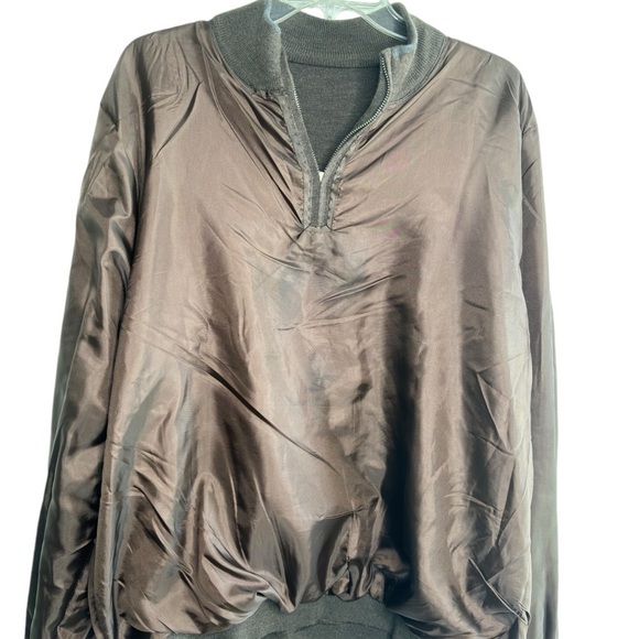 Fairway & Greene Sweater Large 1/4 Zip Argyle Merino Wool Lined Golf Classic - Picture 12 of 13